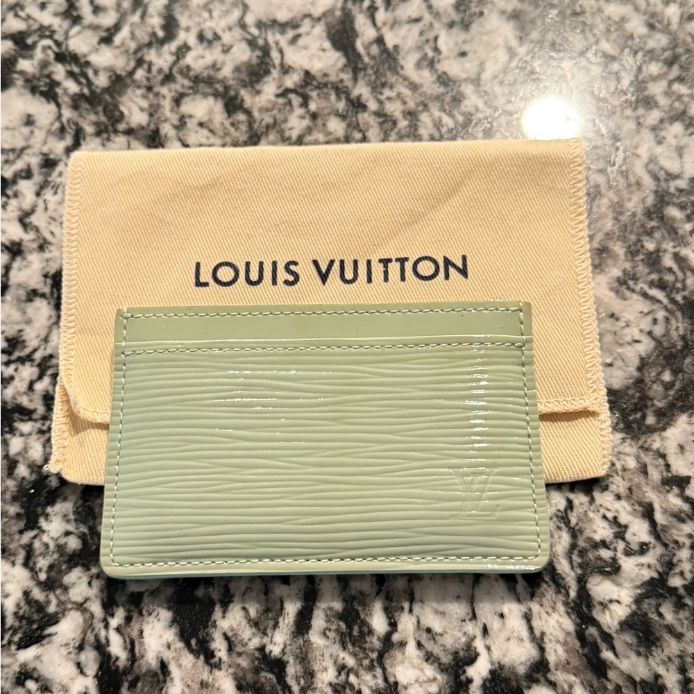 SOLD Louis Vuitton Mint Green Card Holder
